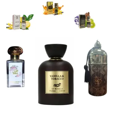 My Perfumes Vanilla & Tobacco + Waseemah Body Spray + Otoori Jameela + 3 мини парфюмни масла